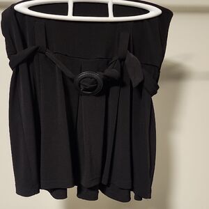 George Black Skirt with Belt
